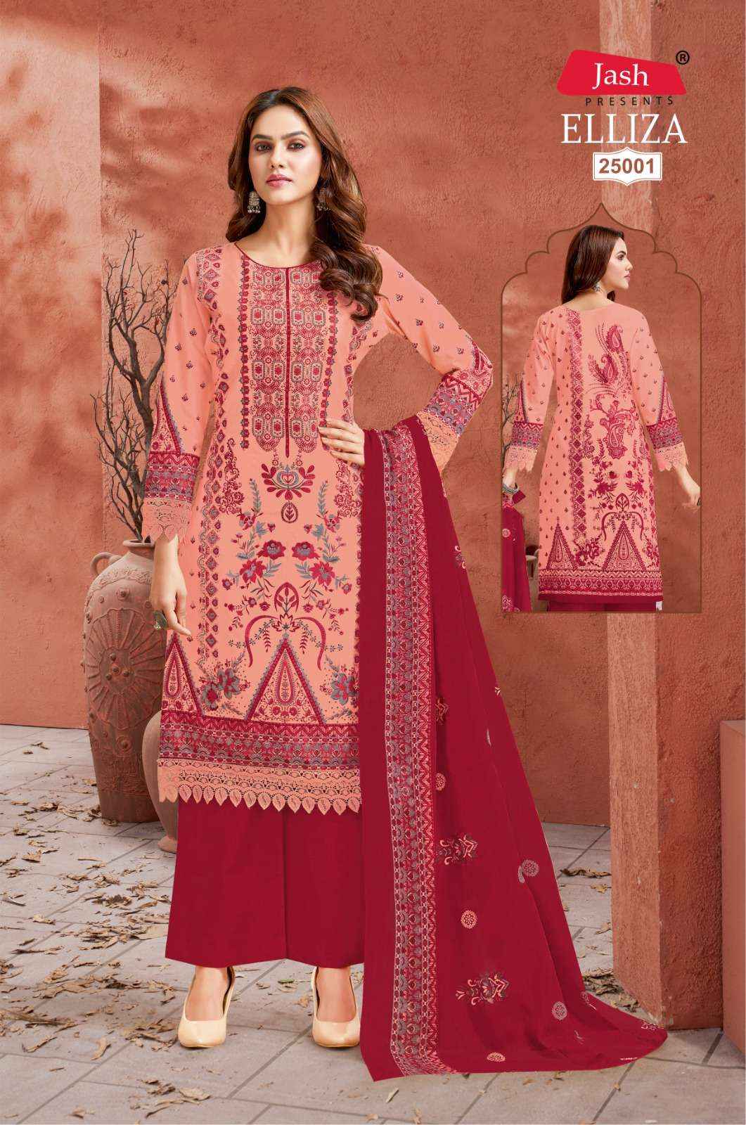 Jash Elliza Vol 25 Cotton Dress Material 10 pcs Catalogue
