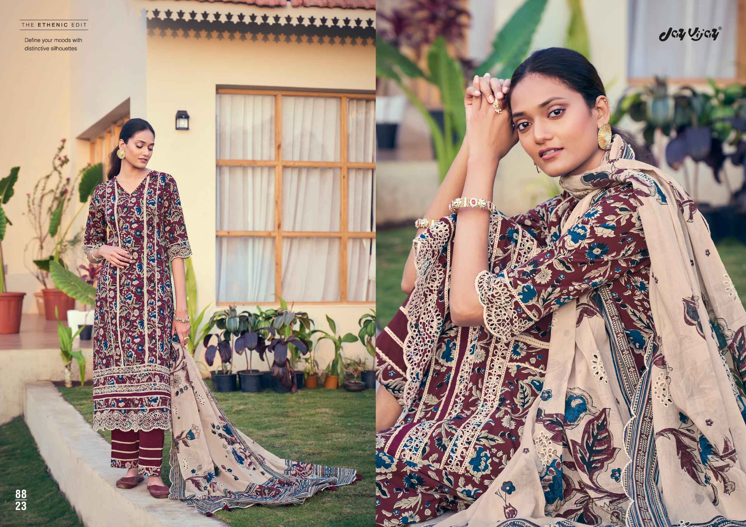 Jay Vijay Jahaan Pure Cotton Dress Material (6 Pc Catalouge)
