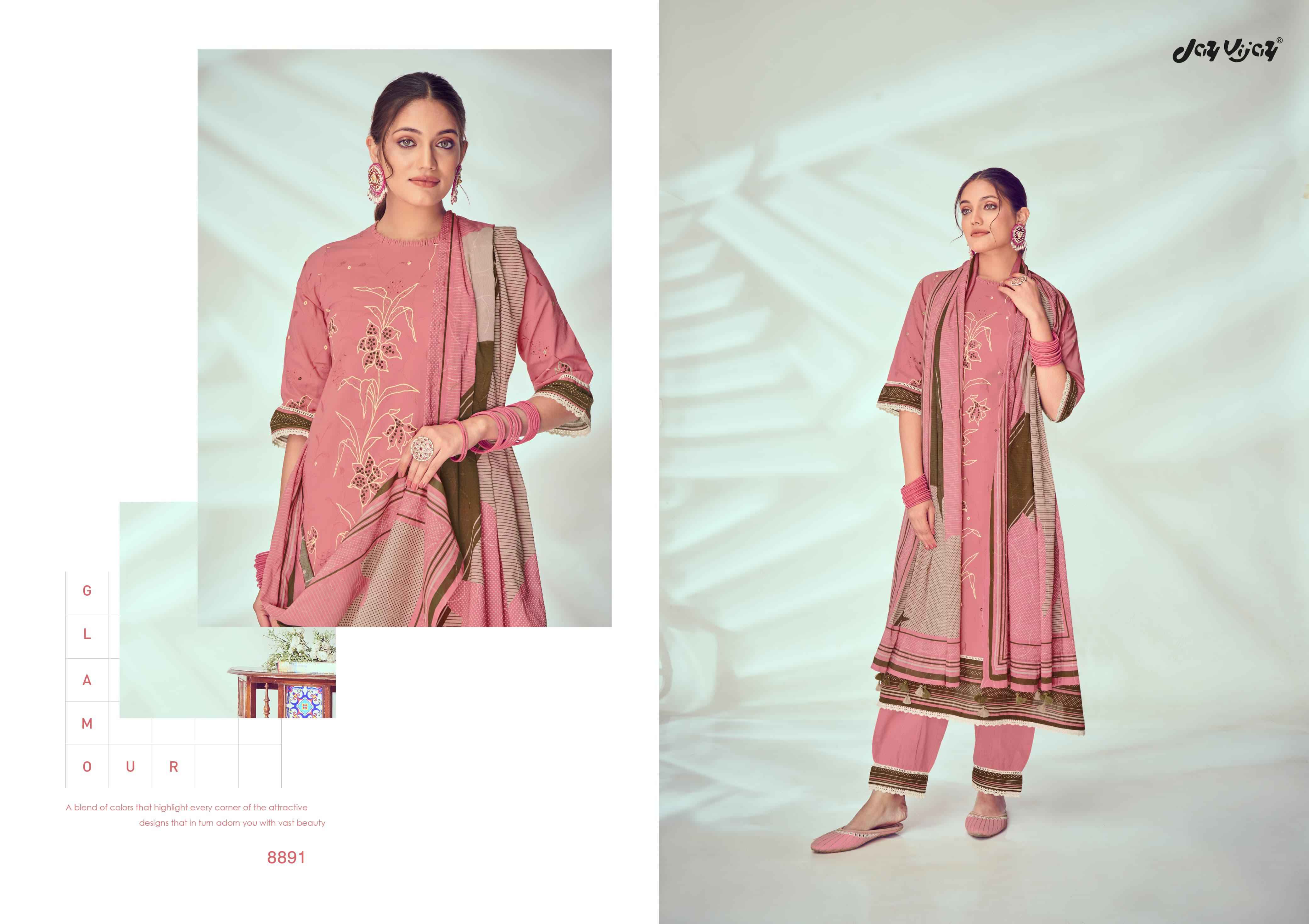 Jay Vijay Kahani Pure Cotton Dress Material (6 Pc Catalouge)