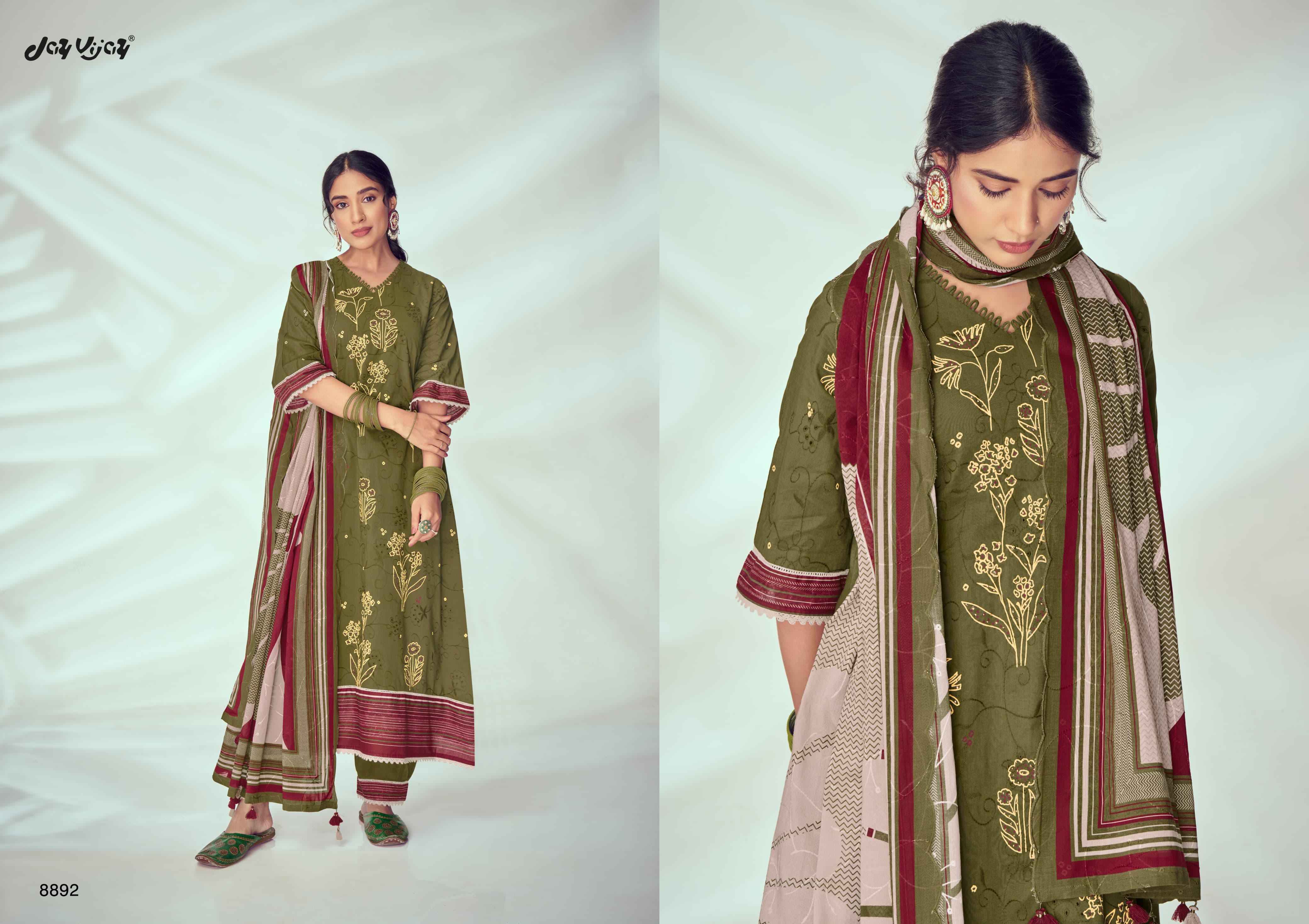 Jay Vijay Kahani Pure Cotton Dress Material (6 Pc Catalouge)