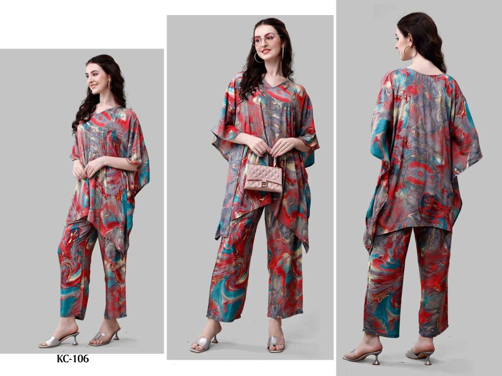 Jelite Kaftan Co Ord Set Vol-1 Fancy Wester Collection(08 pcs Cataloge)