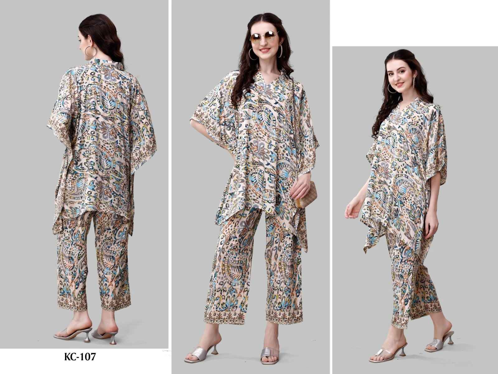 Jelite Kaftan Co Ord Set Vol-1 Fancy Wester Collection(08 pcs Cataloge)