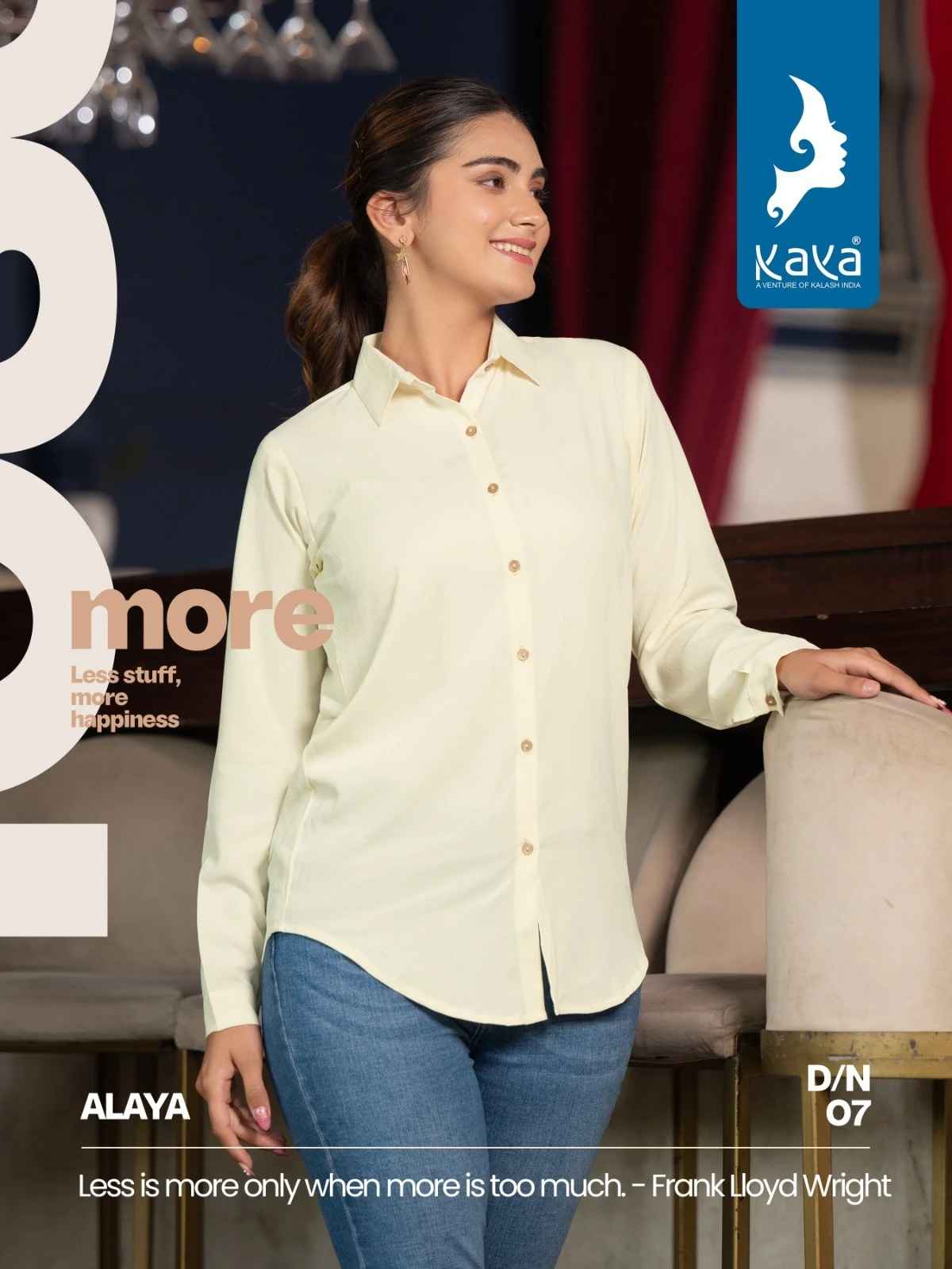 Kaya Alaya Western Tunic Wear Shirt Collection (08 pcs Cataloge)