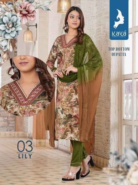 Kaya Lily Rayon Kurti Combo 8 pcs Catalogue