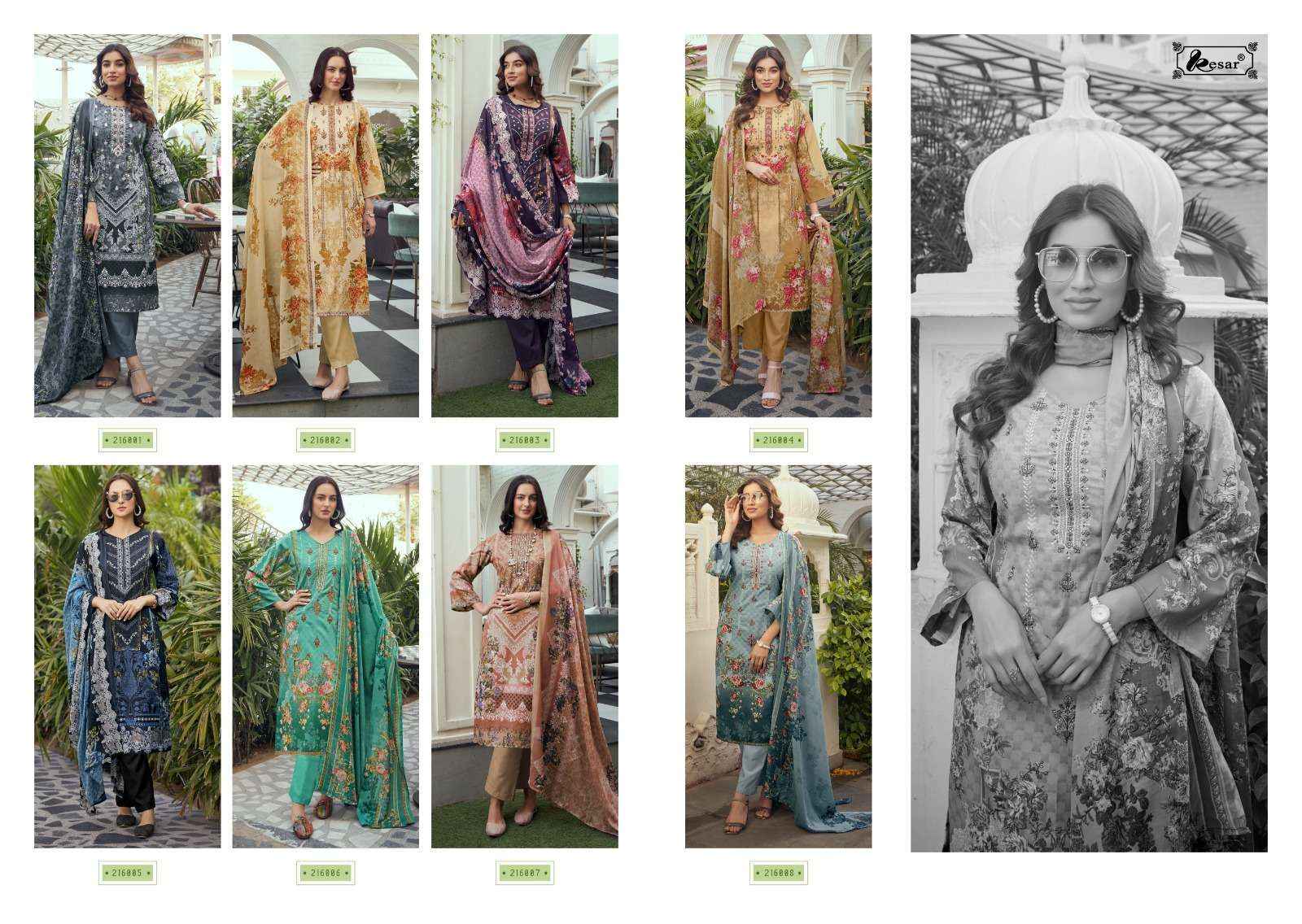 Kesar Naira Vol 42 Lawn Cotton Dress Material 8 pcs Catalogue