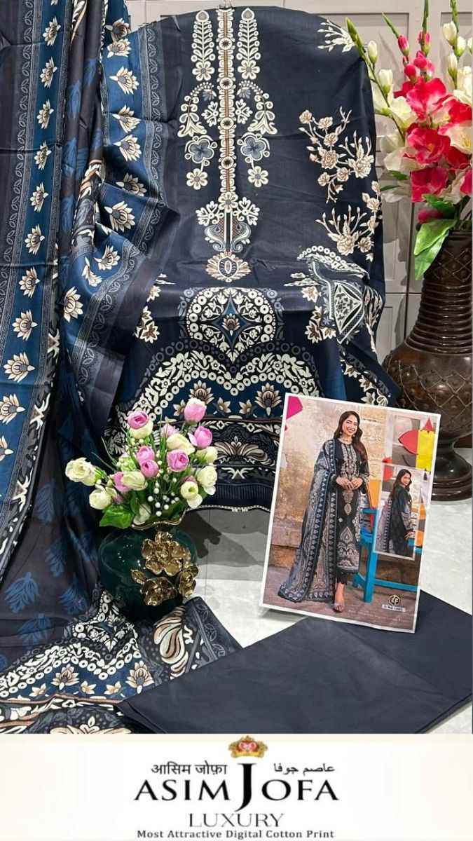 Keval Fab Asim Jofa Luxury Heavy Cotton Dress Material (6 pcs Catalogue)
