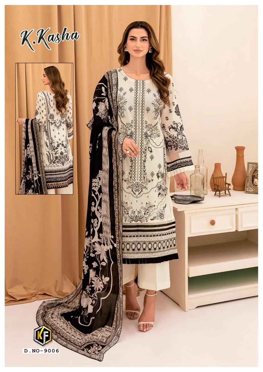 Keval Fab K Kasha Vol-9 Cotton Dress Material (6 pc Cataloge)