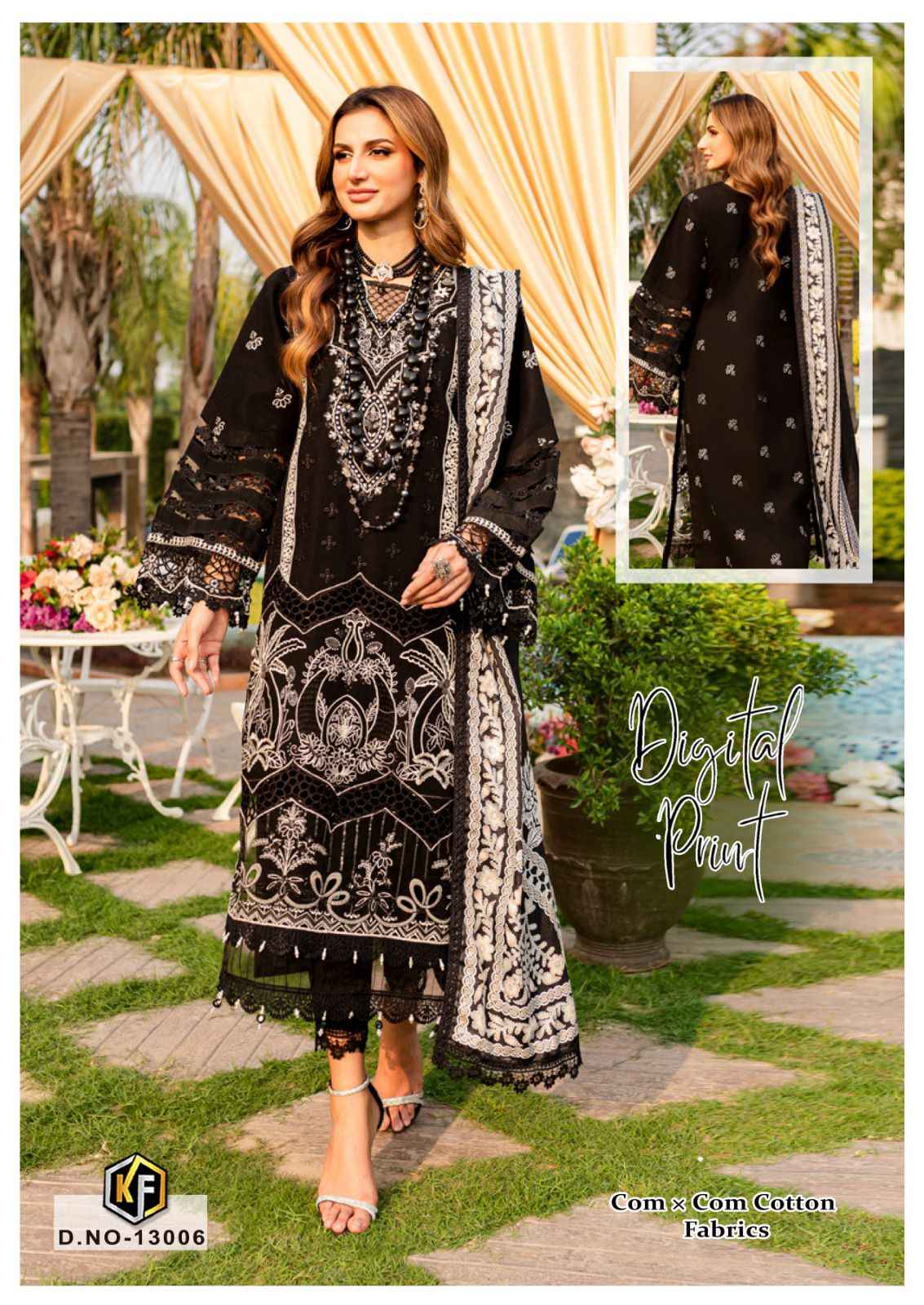 Keval Fab Sobia Nazir Vol-13 Cotton Dress Material (6 pcs Cataloge)