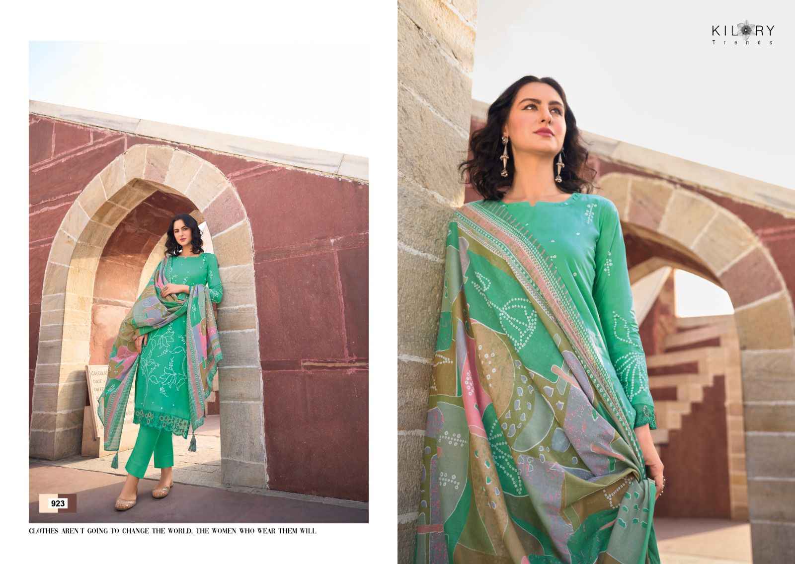 Kilory Trends Printkari Pure Lawn Cotton Dress Material (8 Pc Catalog)