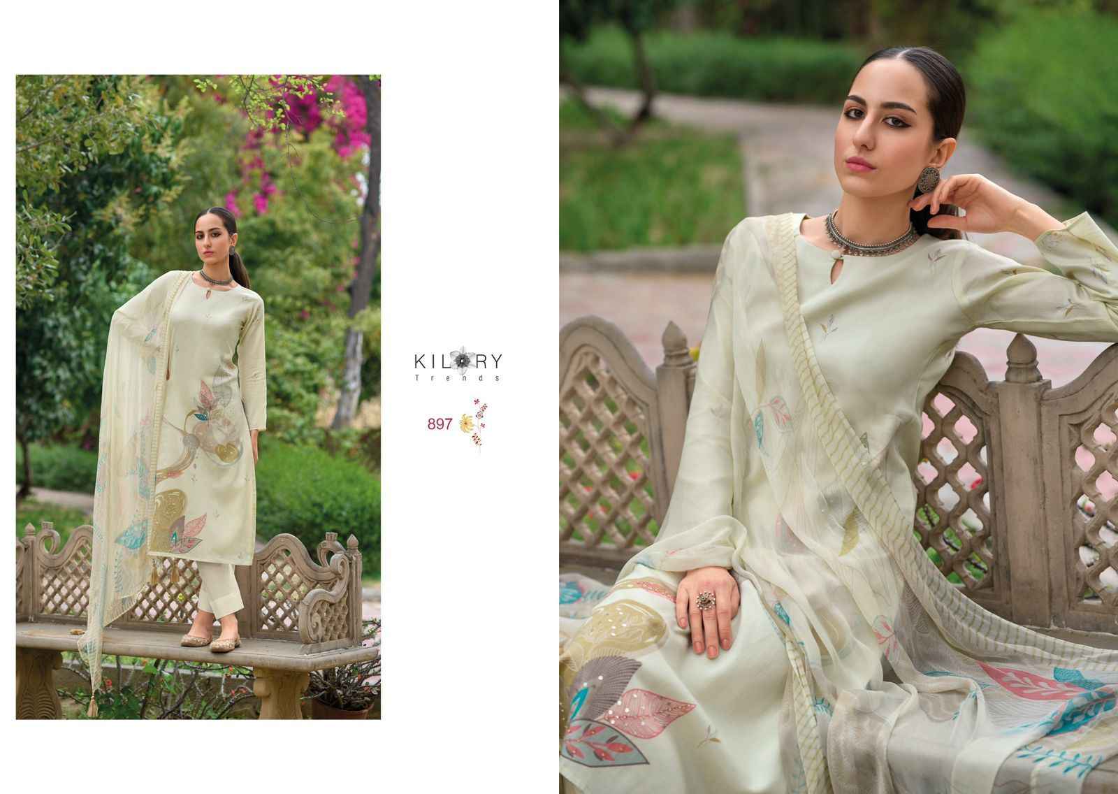 Kilory Trends Rozana Cotton Dress Material 8 pcs Catalogue
