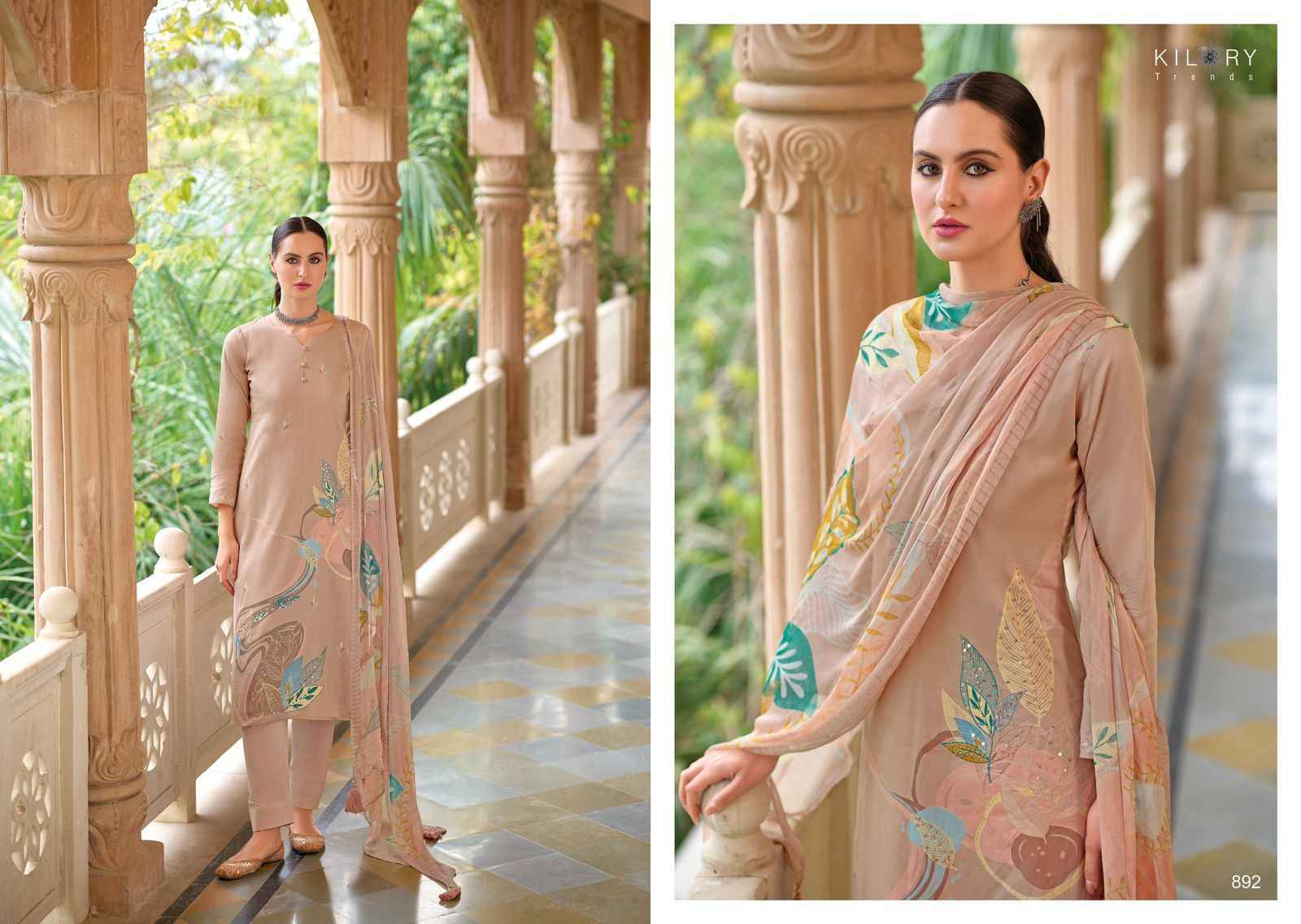 Kilory Trends Rozana Cotton Dress Material 8 pcs Catalogue