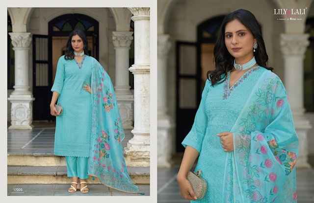 Lily & Lali Kashish Chanderi Silk Kurti Combo 6 pcs Catalogue