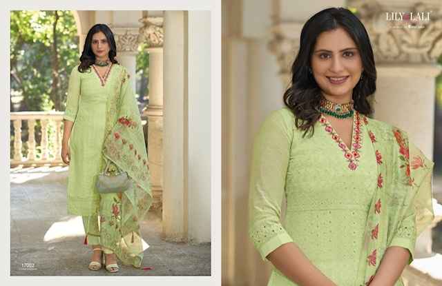 Lily & Lali Kashish Chanderi Silk Kurti Combo 6 pcs Catalogue