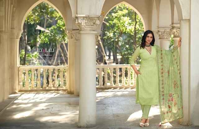 Lily & Lali Kashish Chanderi Silk Kurti Combo 6 pcs Catalogue