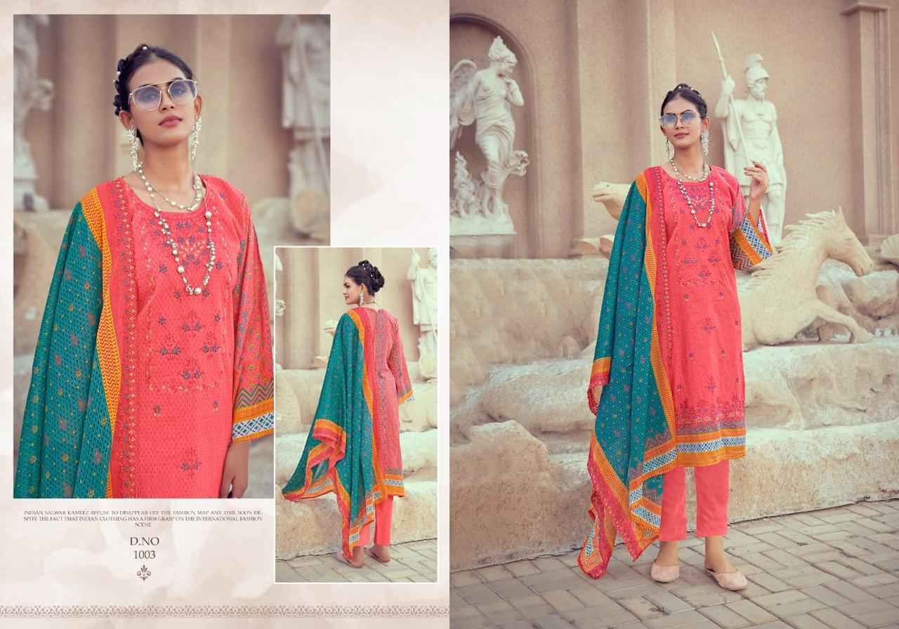 Majesty Bin Saeed Vol-5 Luxury Lawn Collection Dress Material (6 Pc Catalog)