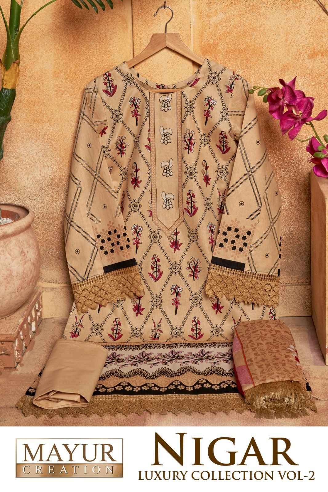 Mayur Creation Nigar Vol-2 Cotton Dress Material (10 pcs Catalogue)