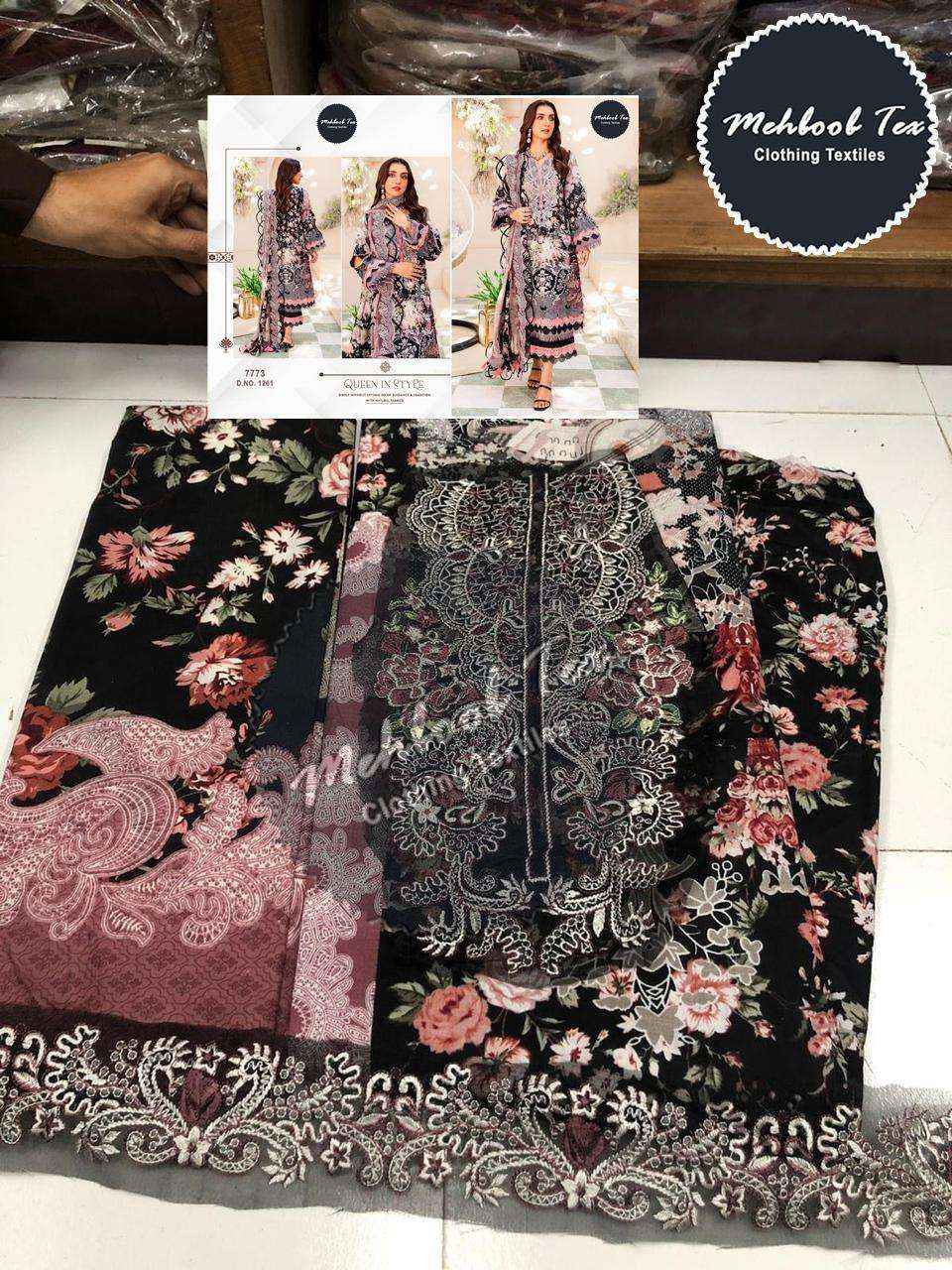 Mehboob Tex Needle Wonderful Cotton Dress Material 3 pcs Catalogue