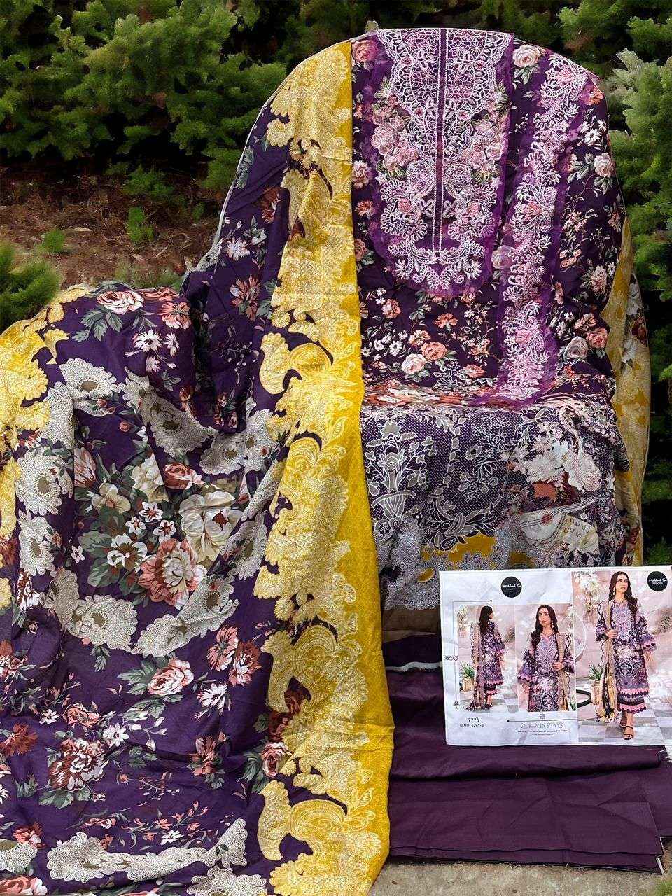 Mehboob Tex Needle Wonderful Cotton Dress Material 3 pcs Catalogue