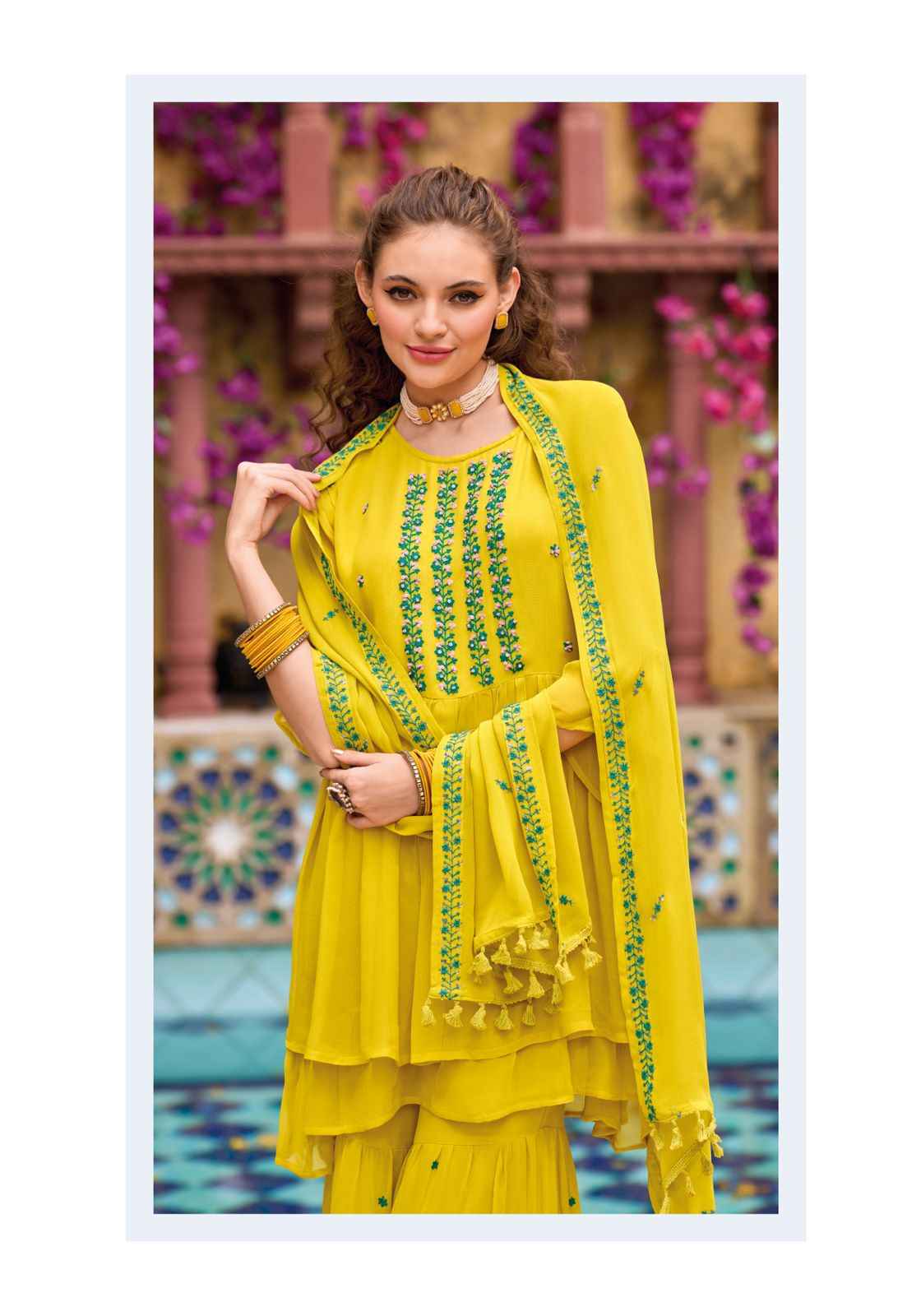 Mittoo Sajda Pure Georgette Readymade Suit (4 Pc Catalog)