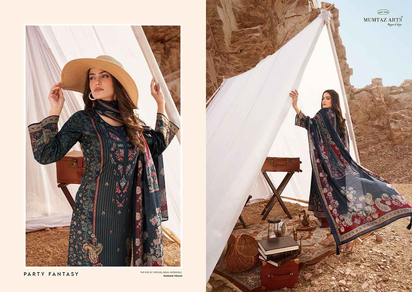 Mumtaz Arts Ellena Cotton Dress Material 6 pcs Catalogue