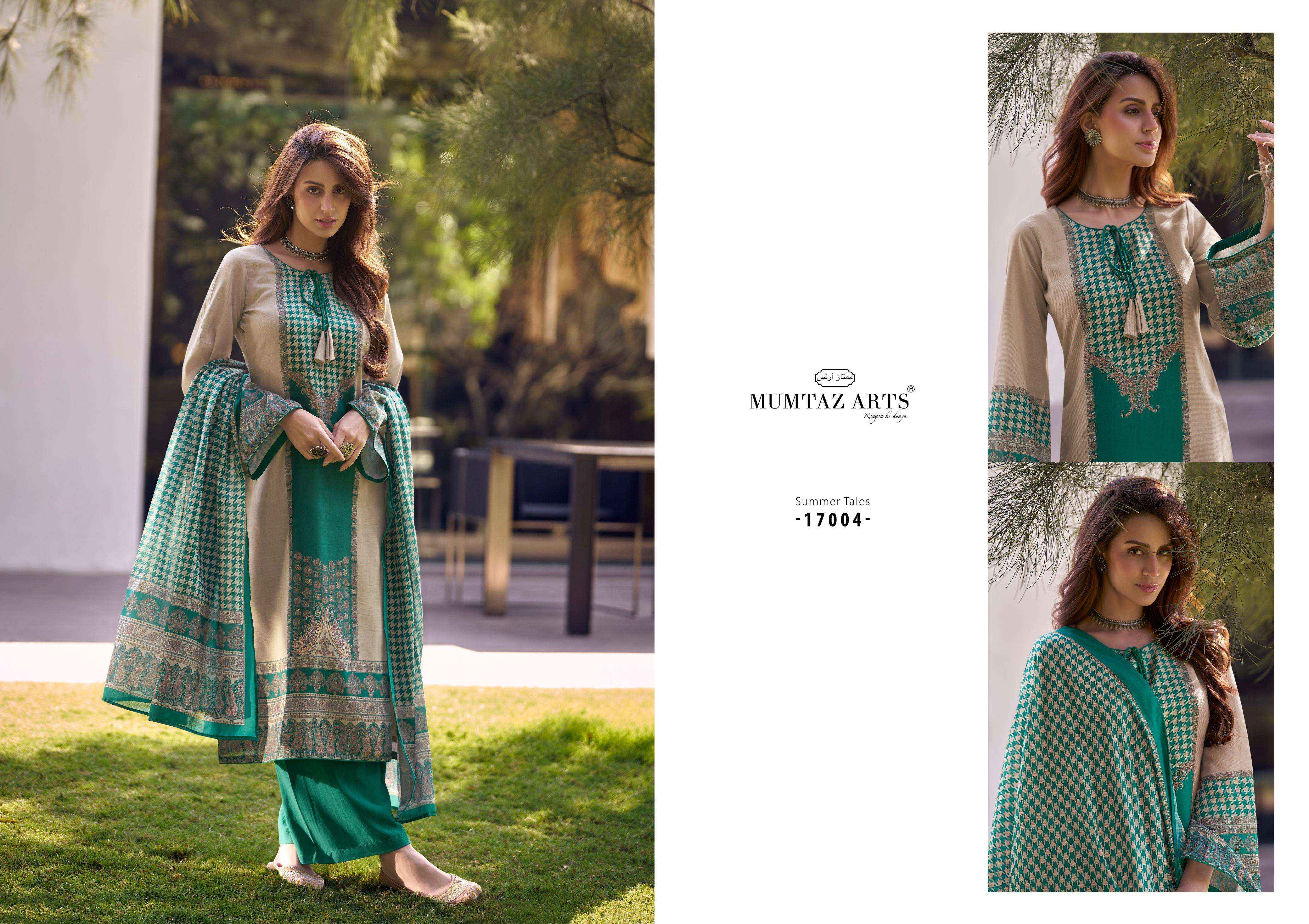 Mumtaz Arts Summer Tales Cotton Dress Material 6 pcs Catalogue