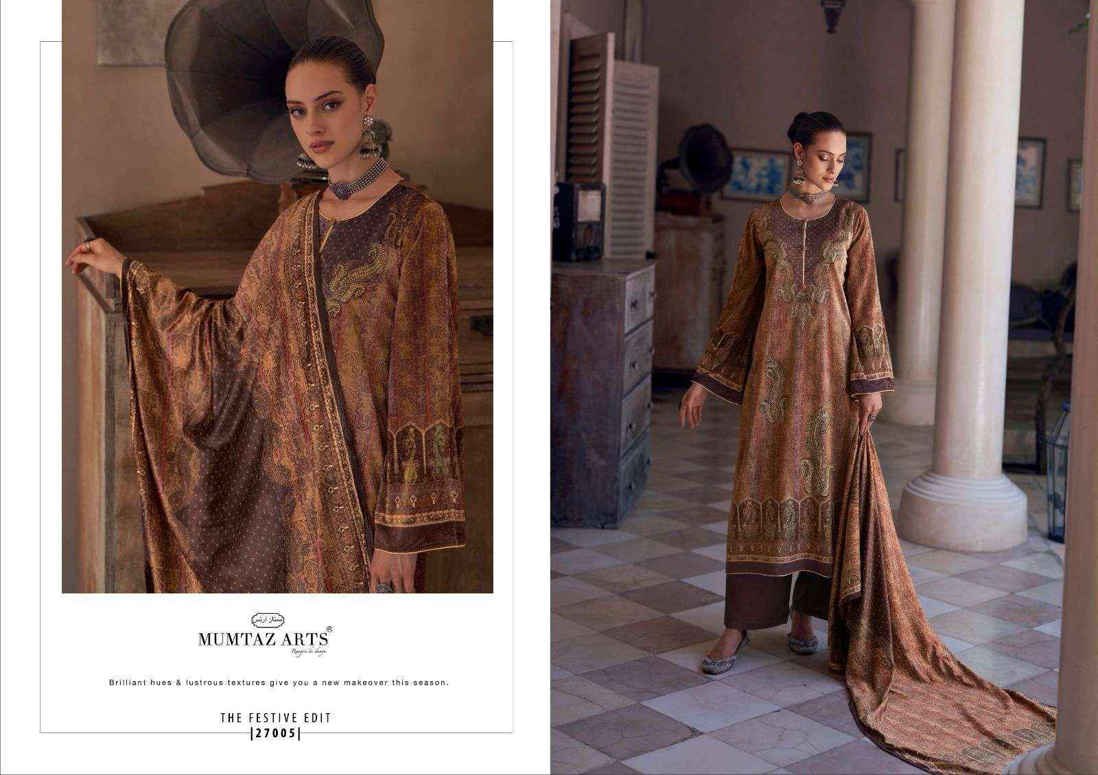 Mumtaz Arts The Festive Edit Lawn Cotton Dress Material 6 pcs Catalogue