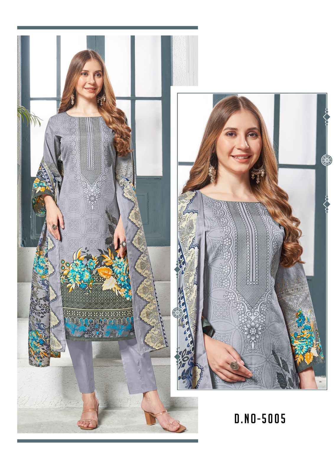 Nafisa Cotton Safina Vol-5 Cotton Dress Material (6 pcs Catalogue)