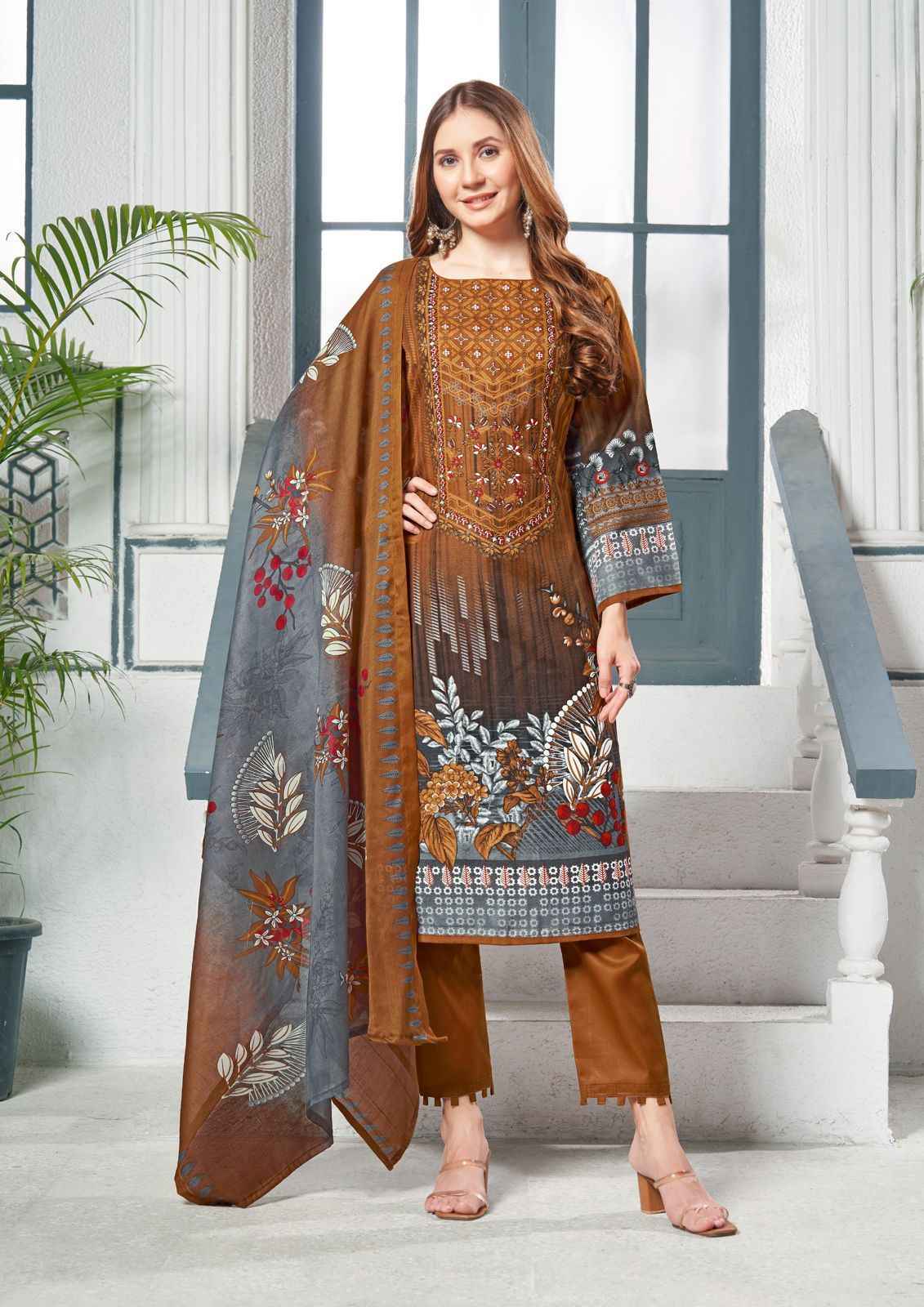 Nafisa Cotton Safina Vol-5 Cotton Dress Material (6 pcs Catalogue)