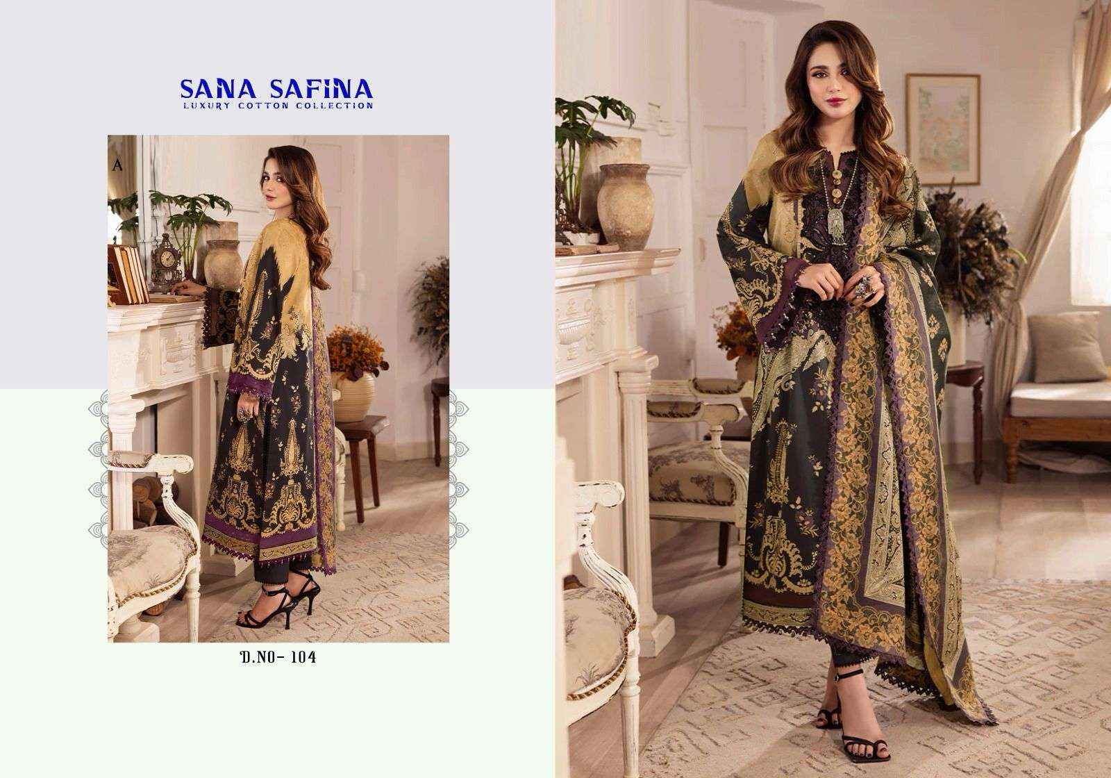 Nafisa Cotton Sana Safina Vol 1 Cotton Dress Material 6 pcs Catalogue