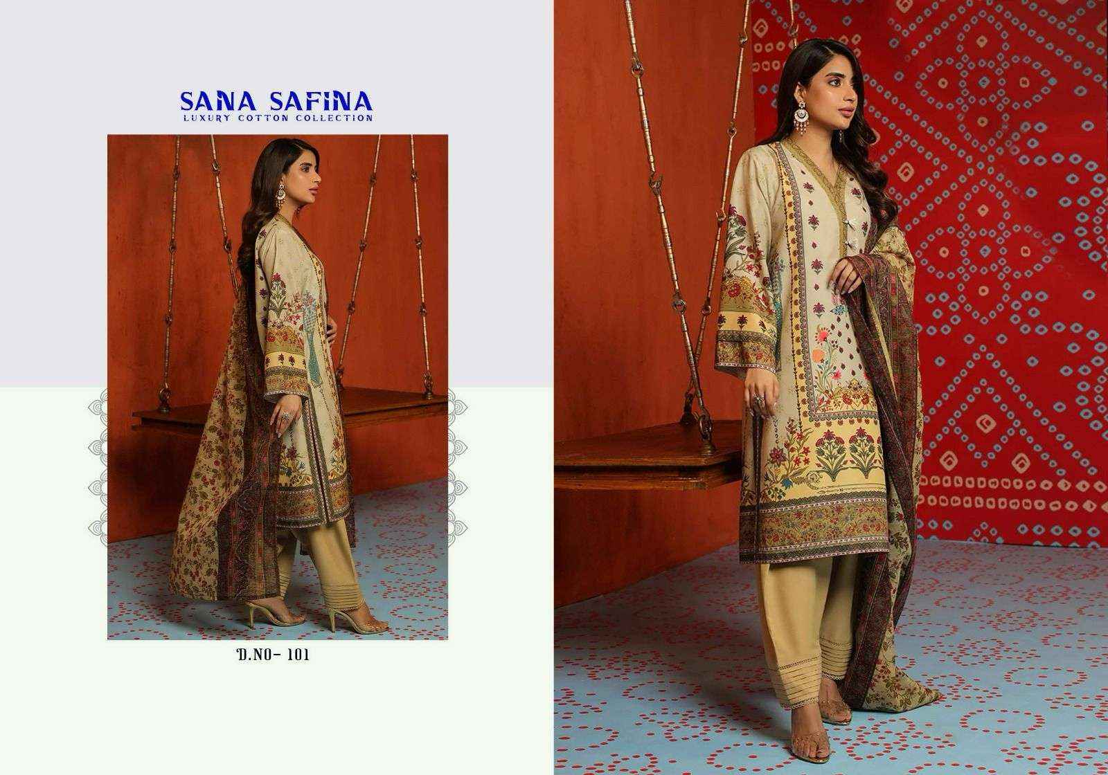 Nafisa Cotton Sana Safina Vol 1 Cotton Dress Material 6 pcs Catalogue