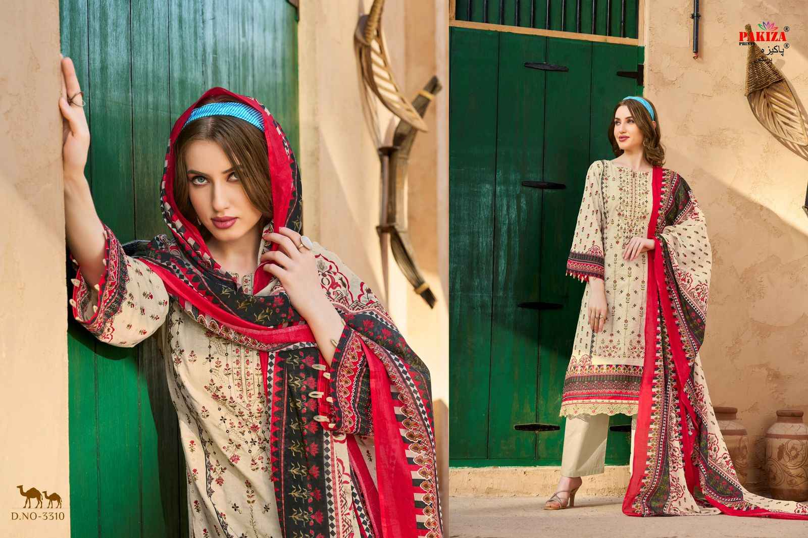 Pakiza Prints Nayaab Vol-33 Lawn Cotton Dress Material  (10 Pc Catalouge)