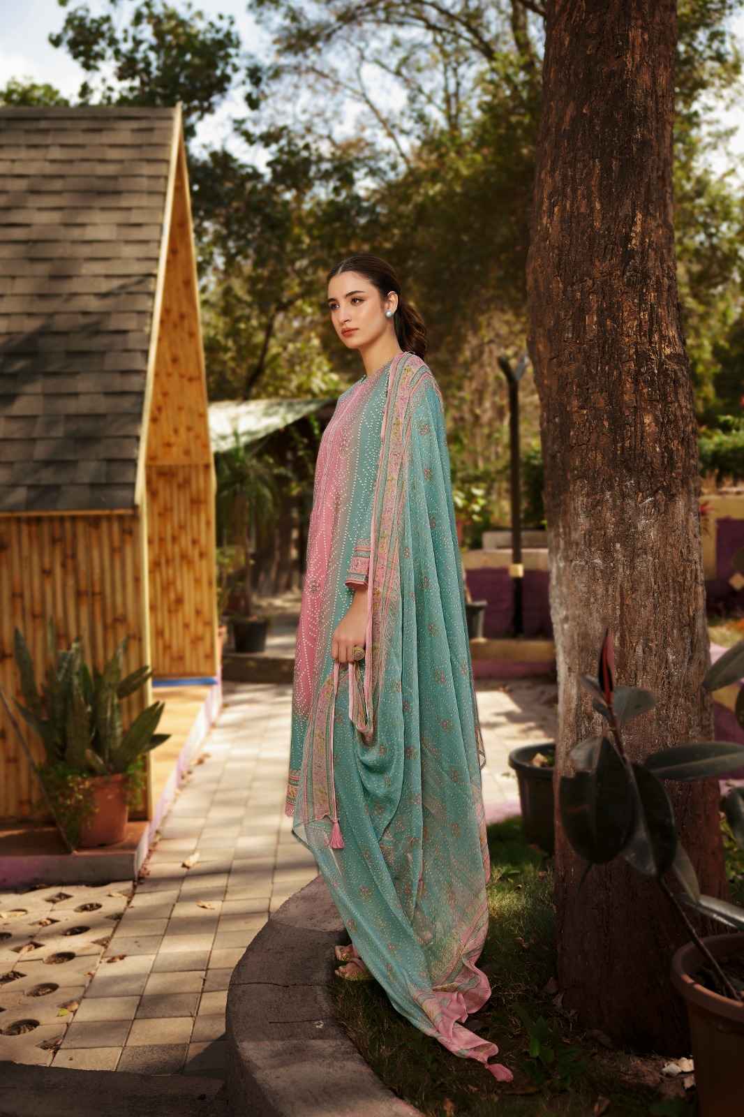 PRM Trendz Nafisha  Pure Musline Silk Dress Material (8 pcs Catalogue)