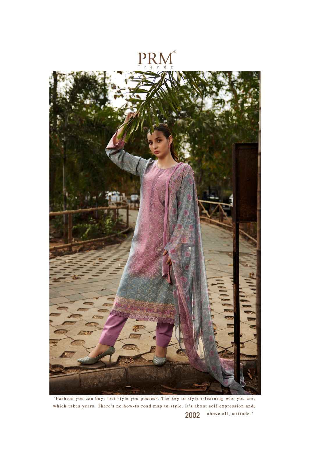 PRM Trendz Nafisha  Pure Musline Silk Dress Material (8 pcs Catalogue)