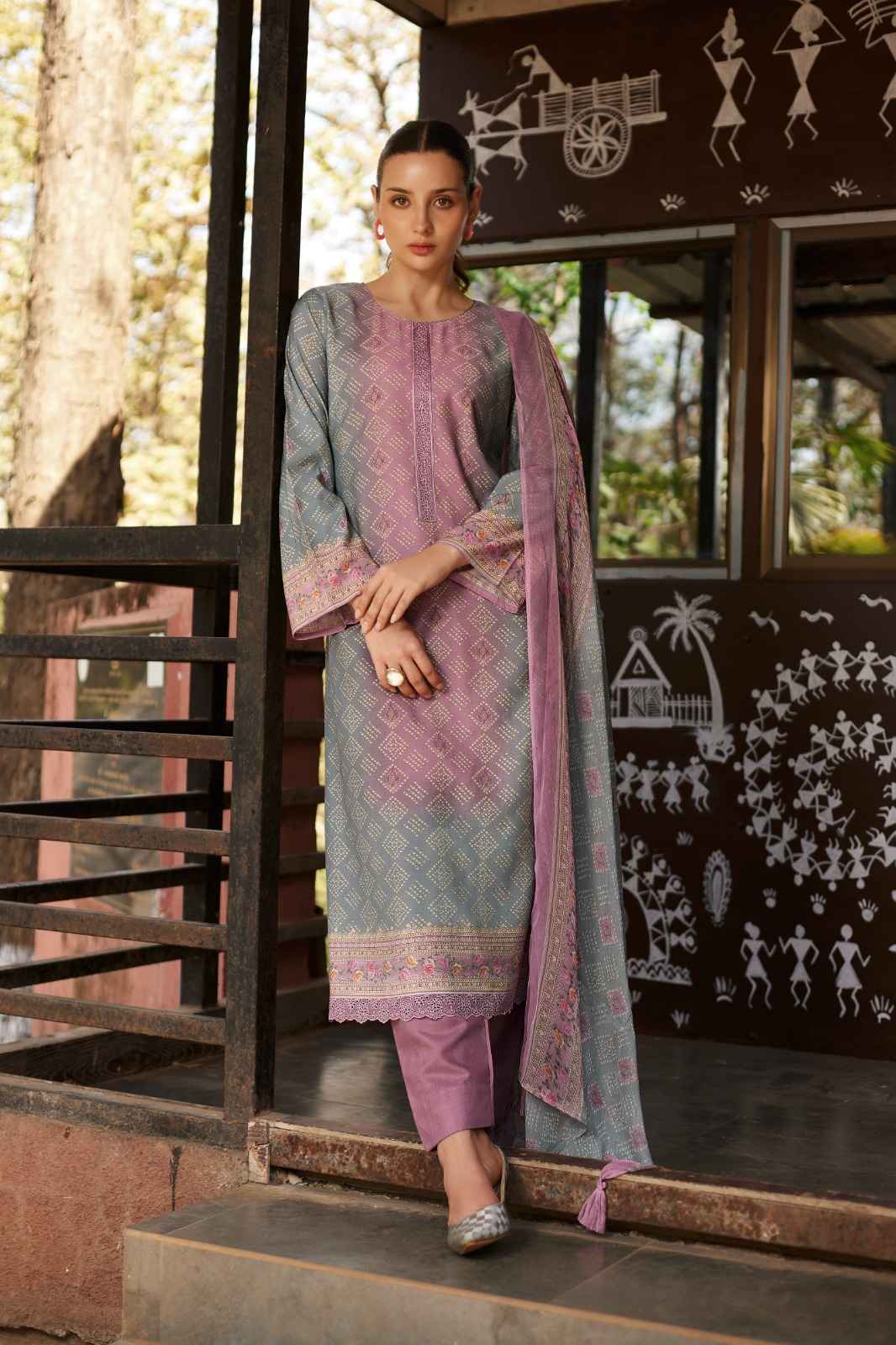 PRM Trendz Nafisha  Pure Musline Silk Dress Material (8 pcs Catalogue)