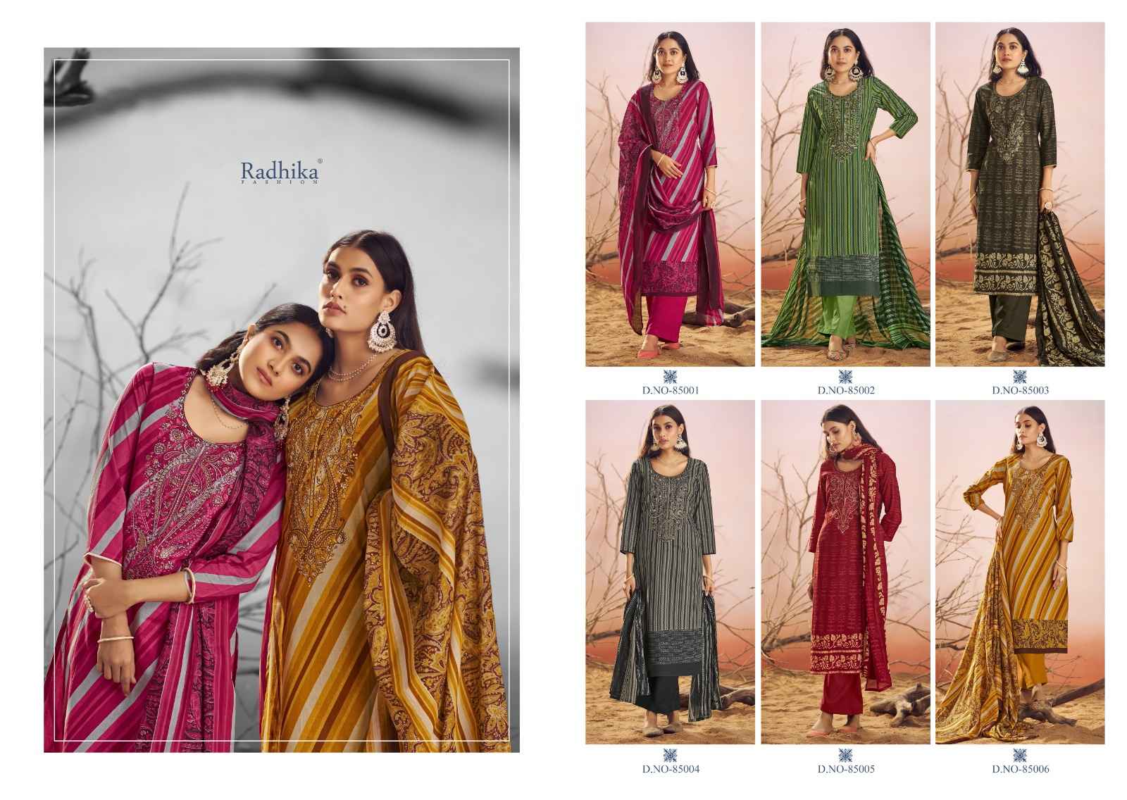 Radhika Azara Cinderella Vol-2 Cotton Dress Material (6 pcs Catalogue)