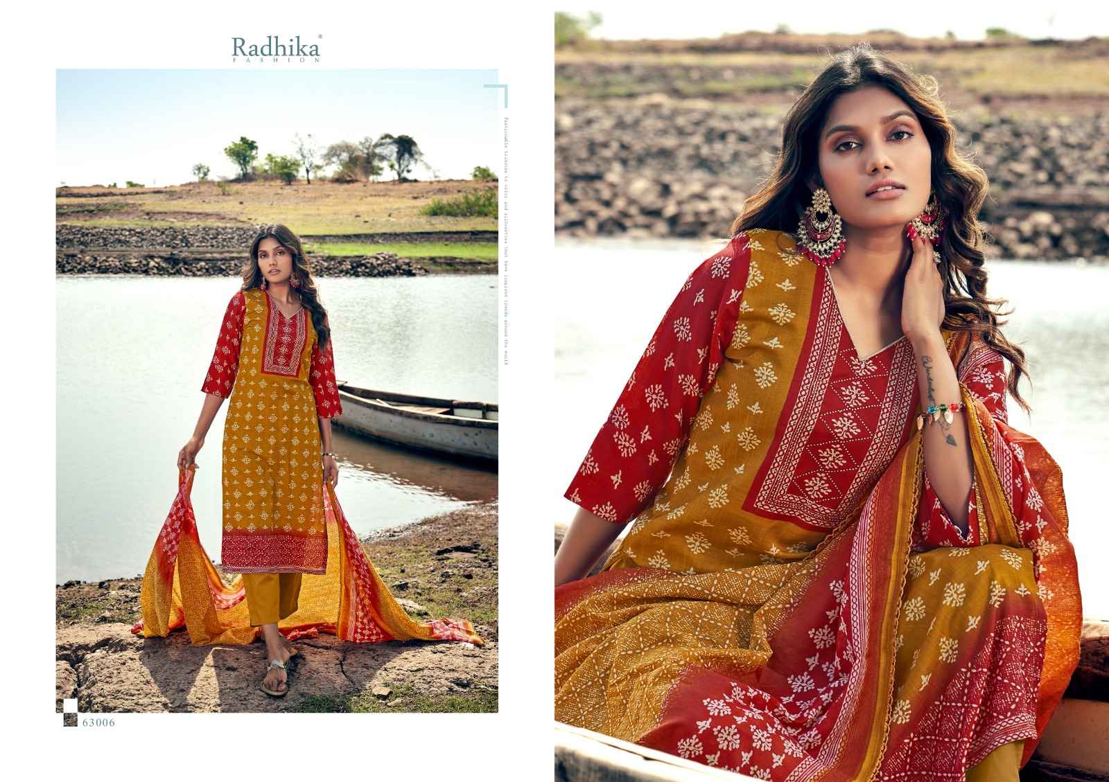 Radhika Azara Jalpari Cotton Dress Material (8 pcs Catalogue)
