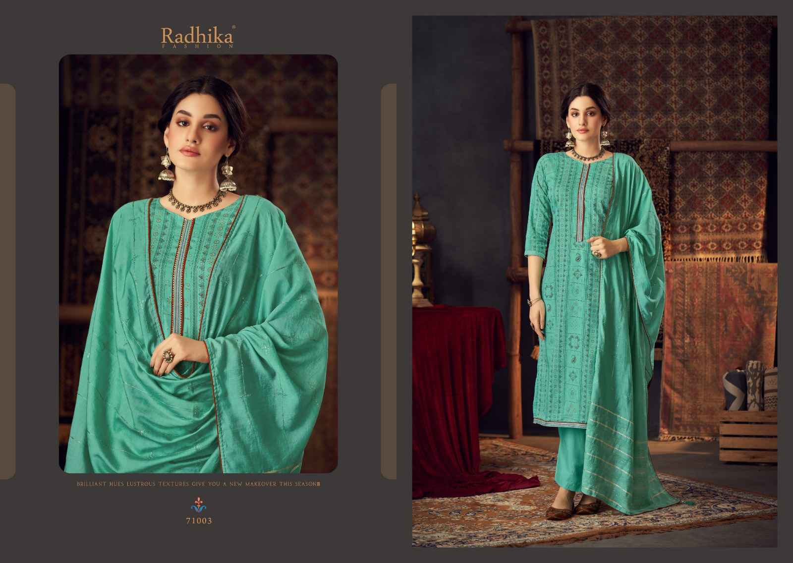 Radhika Azara Mashakali Cotton Dress Material (8 pcs Catalogue)
