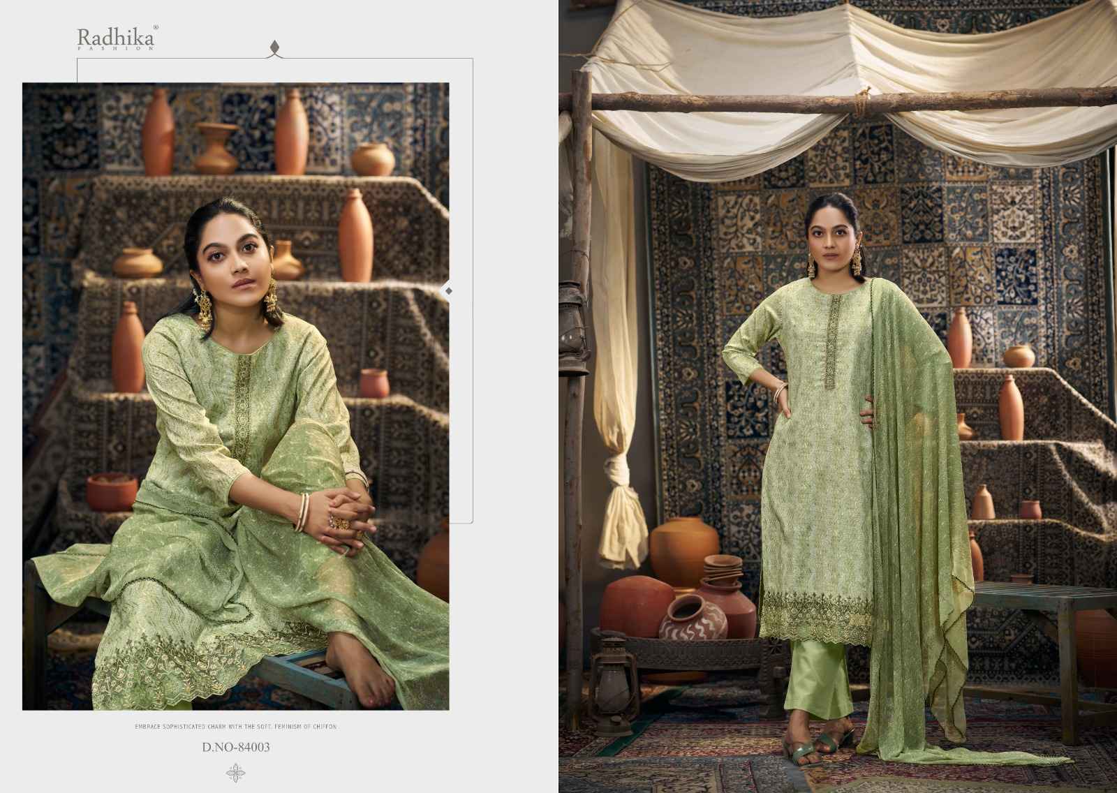 Radhika Azara Naira Vol-3 Blossam Cotton Dress Material  (6 Pc Catalog)