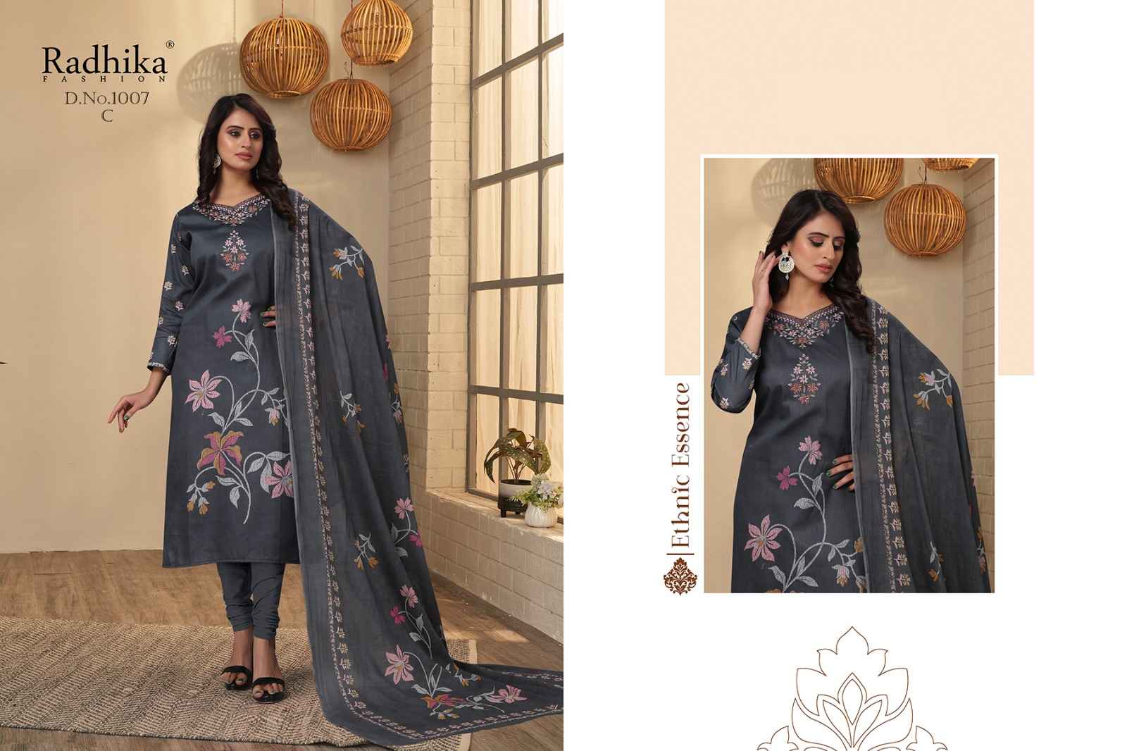 Radhika Azara Suhani Zam Cotton Dress Material (4 pcs Catalogue)