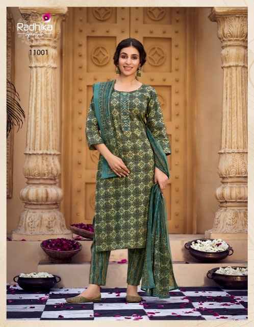 Radhika Lifestyle Cotton Kudi Vol 11 Cotton Kurti Combo 8 pcs Catalogue