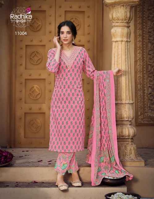 Radhika Lifestyle Cotton Kudi Vol 11 Cotton Kurti Combo 8 pcs Catalogue