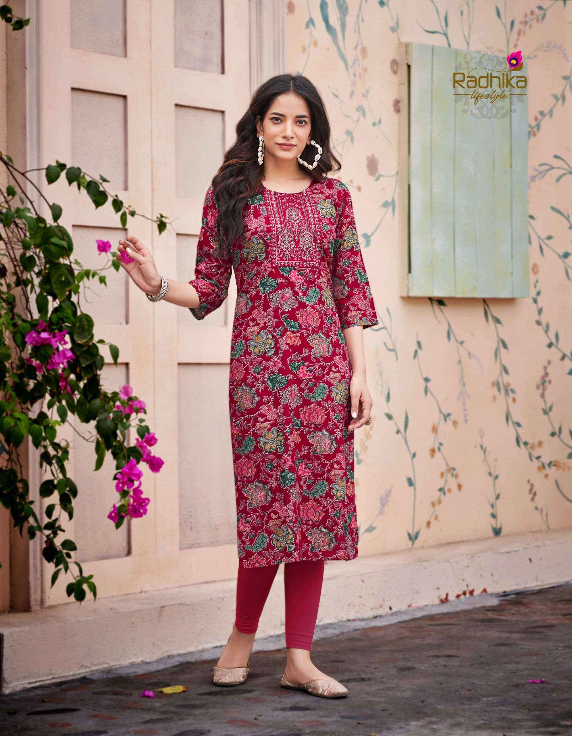 Radhika Lifestyle Pahel Vol-7 Rayon Kurti (7 pcs Catalogue)