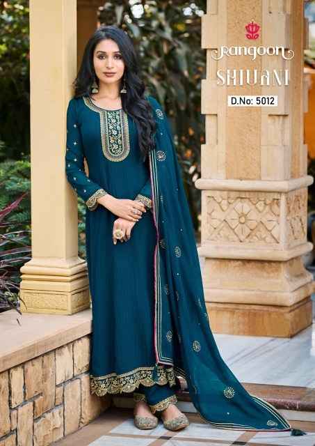 Rangoon Shivani Silk Kurti Combo 4 pcs Catalogue