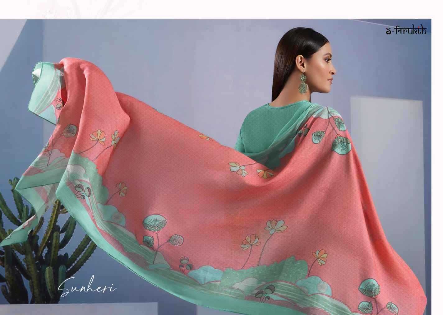 S Nirukth Sunheri Cotton Dress Material (8 pcs Catalogue)