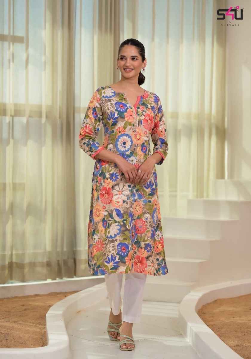 S4U Gold Vol-9 Rayon Kurti (6 pc Cataloge)