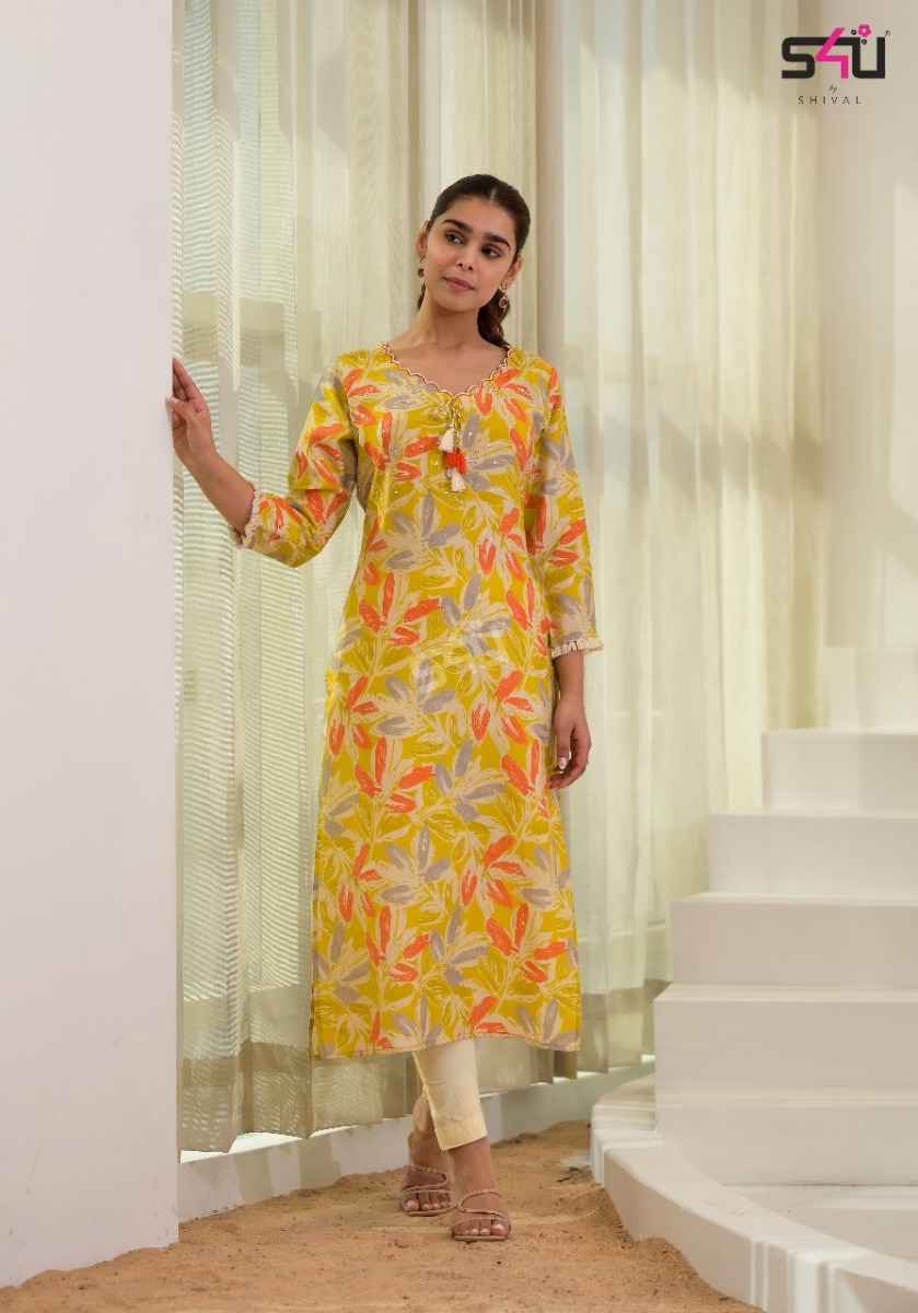 S4U Gold Vol-9 Rayon Kurti (6 pc Cataloge)