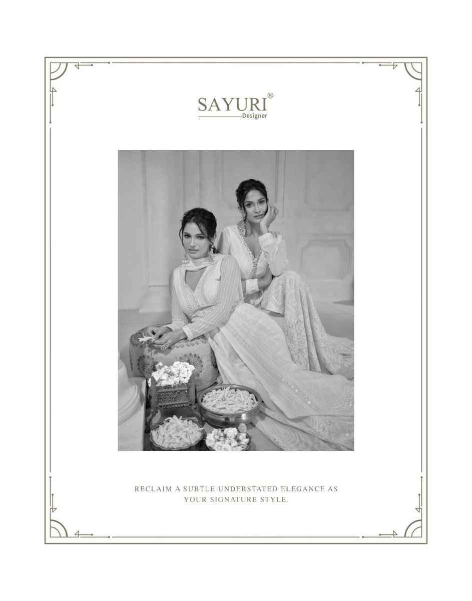 Sayuri Designer Saira Readymade Georgette Dress 2 pcs Catalogue