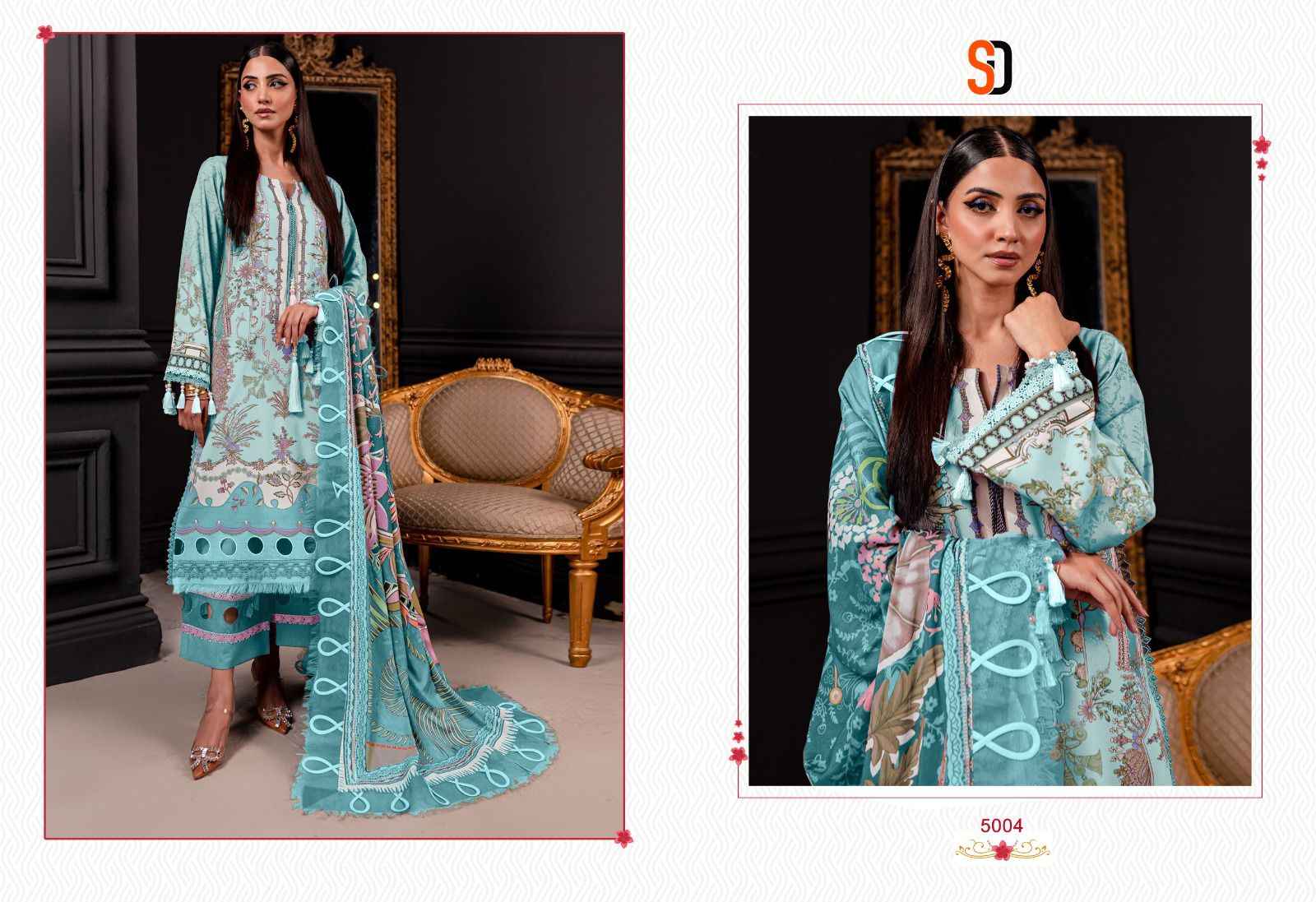 Sharaddha Designer Bliss Vol-5 Lawn Cotton Dress Material (6 pcs Catalogue)
