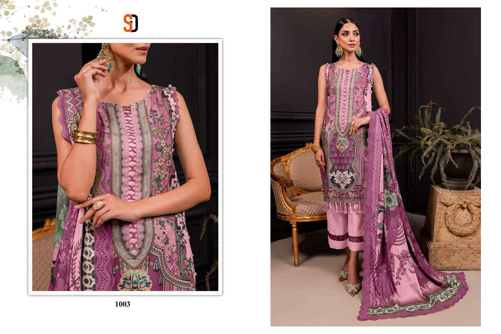Shraddha Designer Needle Wonder Cotton Dress Material 4 pcs Catalogue