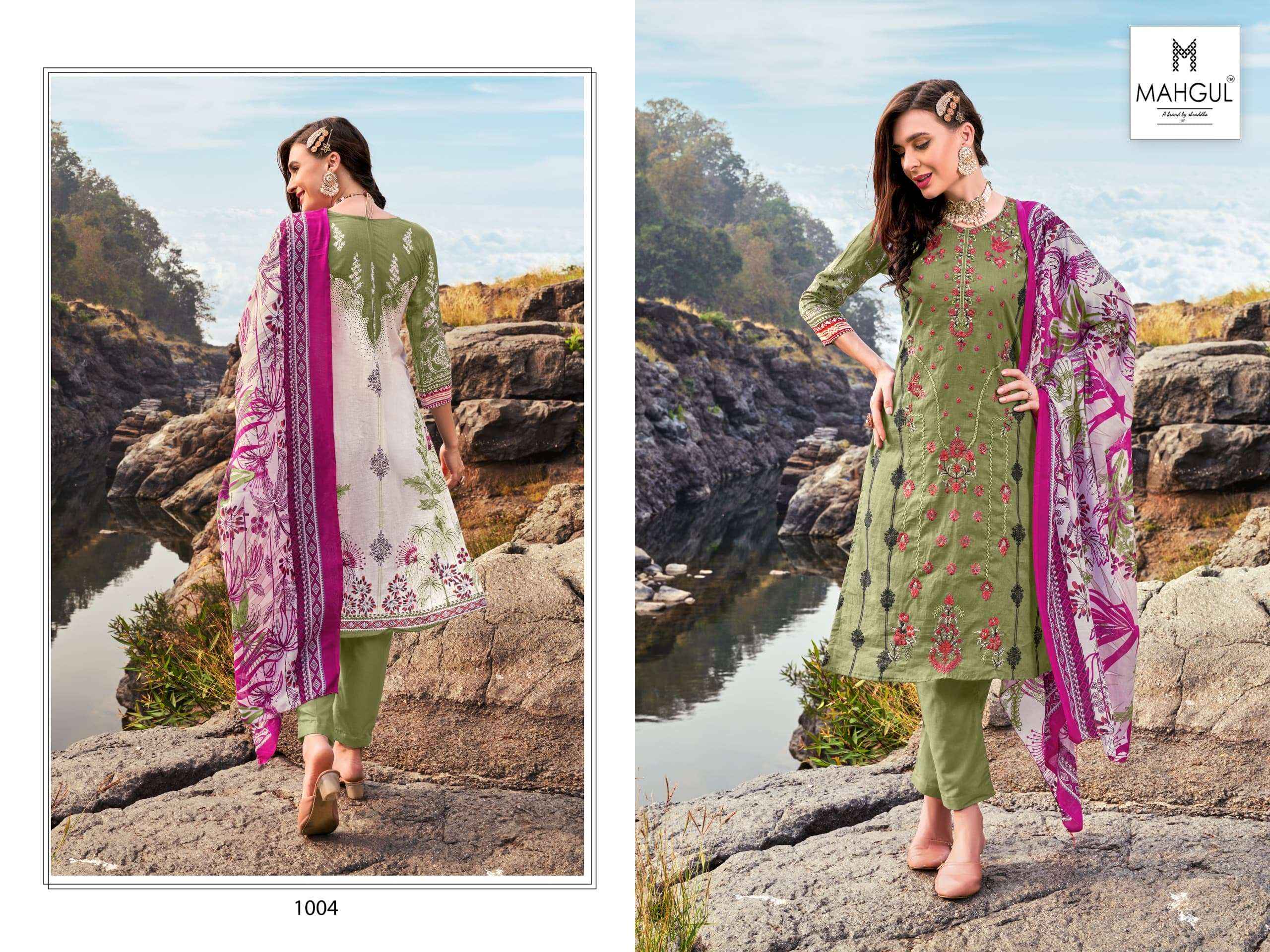 Shraddha Nx Mahgul Bin Saeed Vol 1 Cotton Dress Material 4 pcs Catalogue